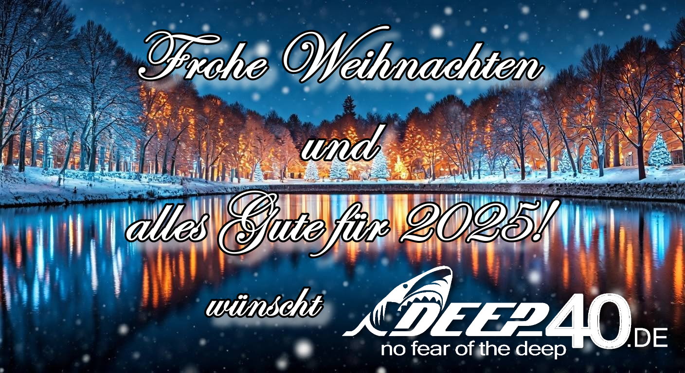 Frohe Weihnachten und alles Gute für 2025 wünscht DEEP40!