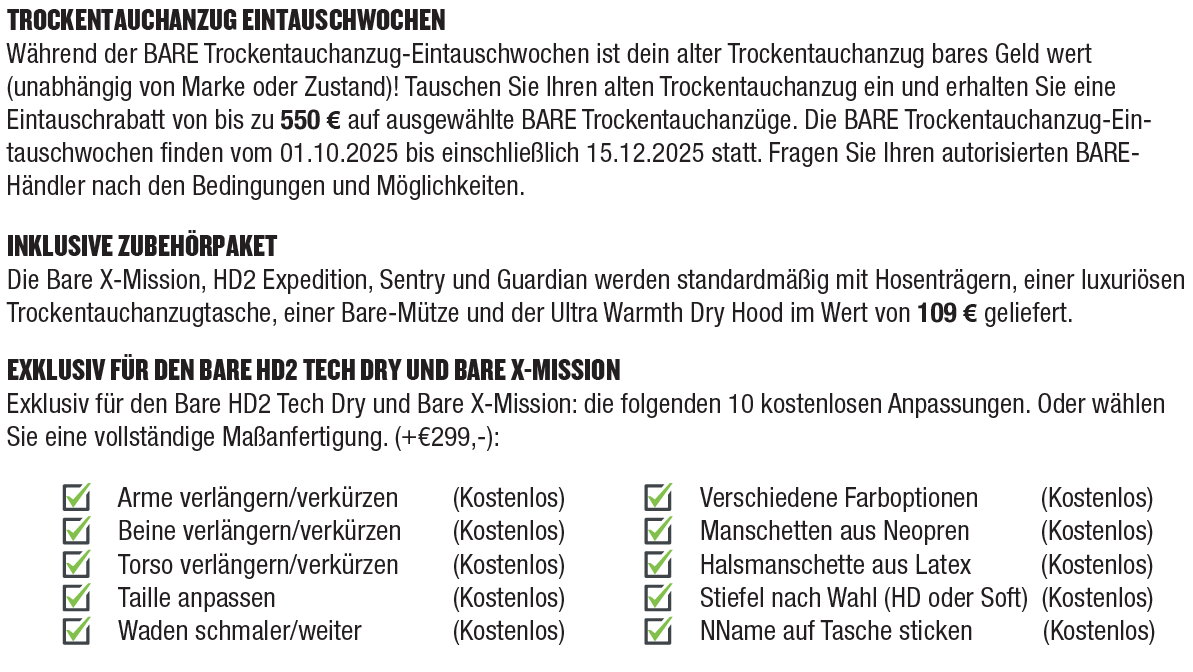 BARE Eintauschwochen Beschreibung